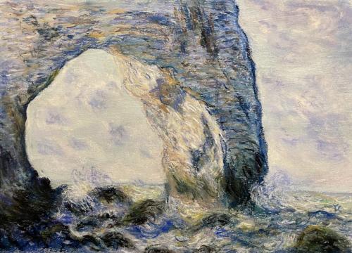 Replica of Monet's The Manneporte near Etretat11*14 inches $299