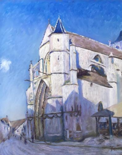 Replica Alfred Sisley Church of Moret11*14 inches NFS