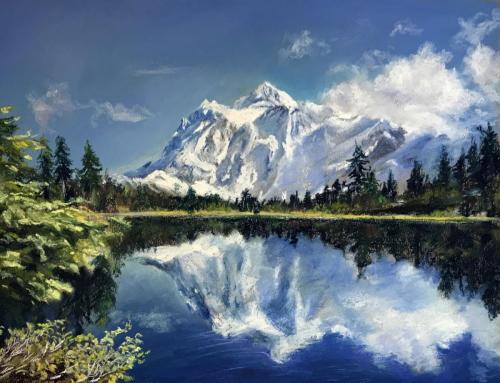 The Perfect Reflection (Mt Shuksan) 11*14 inches